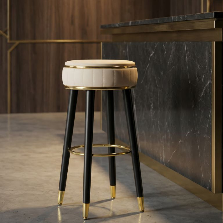 SGABELLO BAR LONDON CREMA - FERRETTI