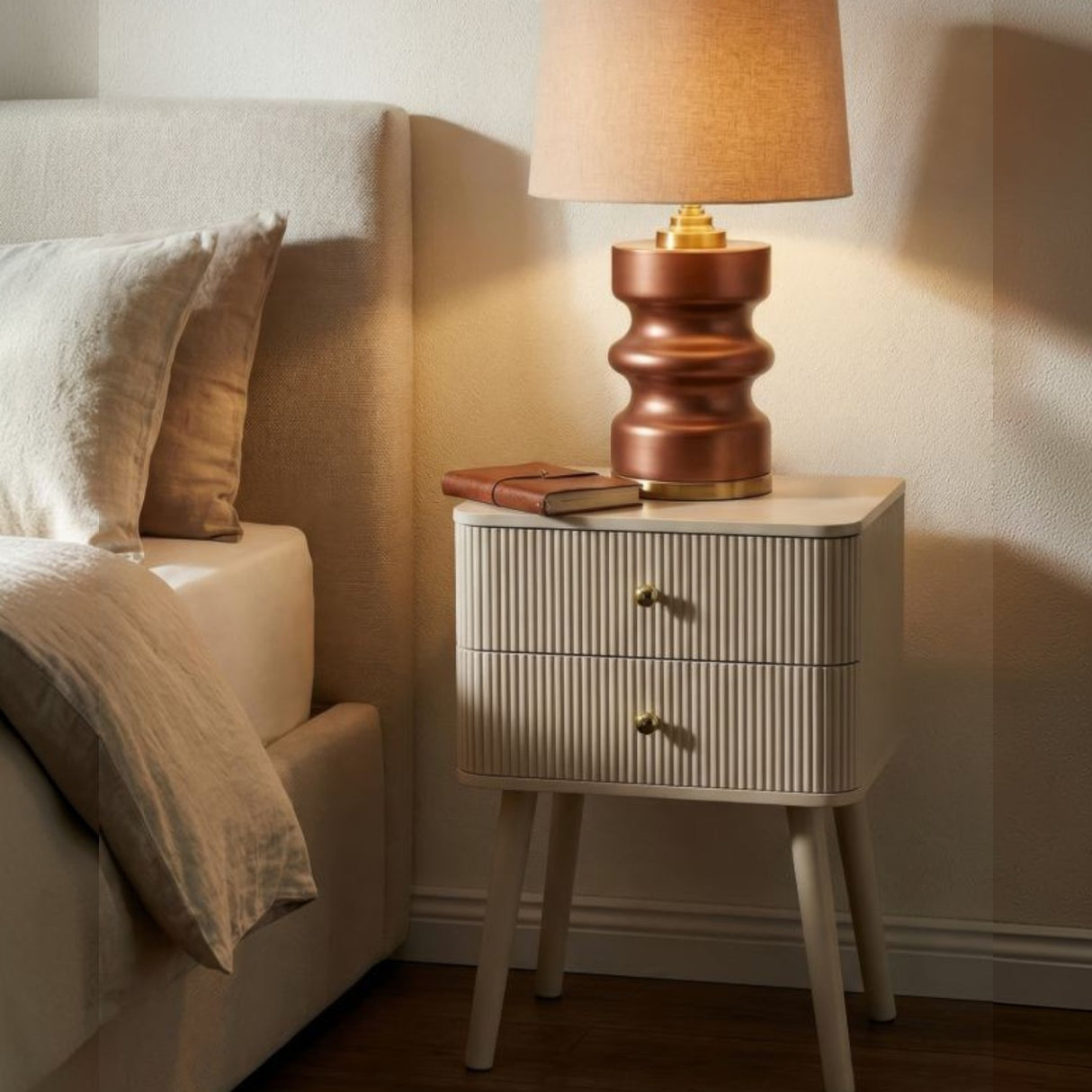 COMODINO 2 CASSETTI SHY - FERRETTI