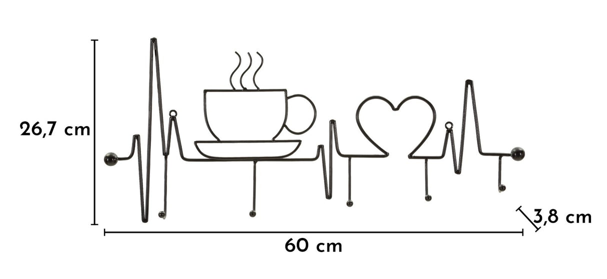 APP/ABITI DA MURO BREAKFAST NERO - FERRETTI