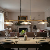 LAMPADARIO EMILY 3 LUCI VETRO TRASPARENTE - FERRETTI
