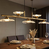 LAMPADARIO EMILY 5 LUCI VETRO TRASPARENTE - FERRETTI