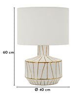 LAMPADA DA TAVOLO TANGERI CM Ø 40X60 - FERRETTI