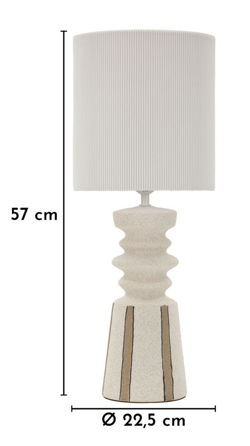 LAMPADA DA TAVOLO TRIBAL CM Ø 22,5X57 - FERRETTI