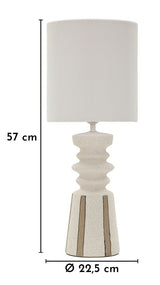 LAMPADA DA TAVOLO TRIBAL CM Ø 22,5X57 - FERRETTI