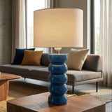 LAMPADA DA TAVOLO TORR BLU - FERRETTI