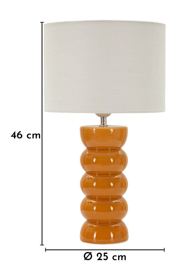 LAMPADA DA TAVOLO TORR SENAPE - FERRETTI