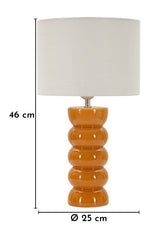 LAMPADA DA TAVOLO TORR SENAPE - FERRETTI