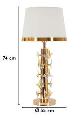 LAMPADA DA TAVOLO GOLD BUTTERFLY - FERRETTI