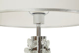 LAMPADA DA TERRA SILVER FLOWER - FERRETTI