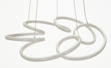 LAMPADARIO LED GLOVY BIANCO (LUCE CON 3 TEMPERATURE DI COLORE) - FERRETTI