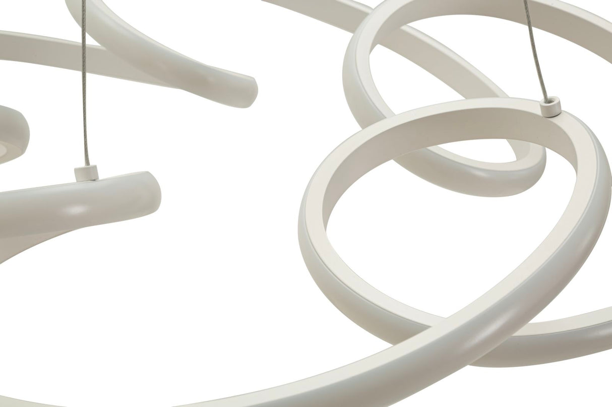 LAMPADARIO LED GLOVY BIANCO (LUCE CON 3 TEMPERATURE DI COLORE) - FERRETTI