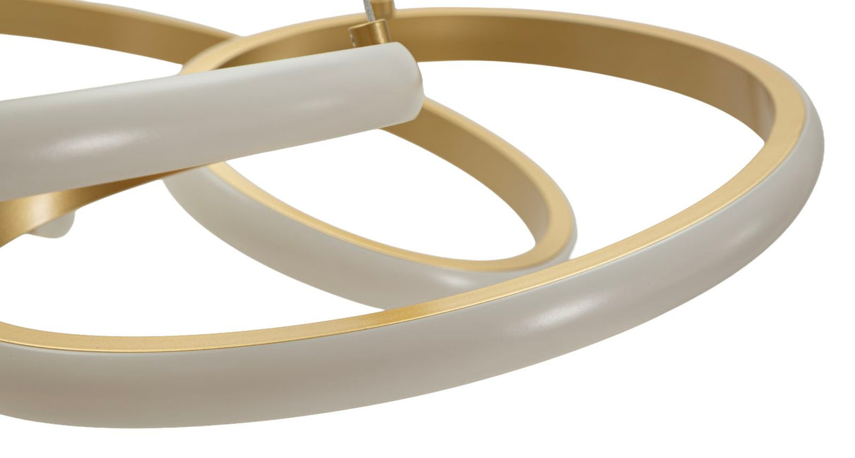 LAMPADARIO LED GLOVY GOLD (LUCE CON 3 TEMPERATURE DI COLORE) - FERRETTI