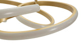 LAMPADARIO LED GLOVY GOLD (LUCE CON 3 TEMPERATURE DI COLORE) - FERRETTI