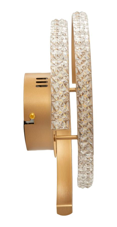 LAMPADA DA MURO LED DOUBLE C (LUCE CON 3 TEMPERATURE DI COLORE) - FERRETTI
