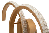 LAMPADA DA MURO LED DOUBLE C (LUCE CON 3 TEMPERATURE DI COLORE) - FERRETTI