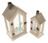 LANTERNE HOME FLOWER COPPIA (VETRO TEMPERATO) - FERRETTI