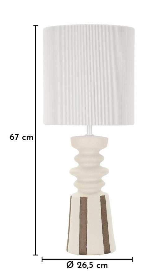 LAMPADA DA TAVOLO TRIBAL CM Ø 26,5X67 - FERRETTI
