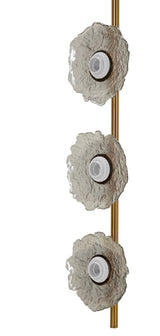 LAMPADARIO EMILY VERTICALE VETRO GRIGIO - FERRETTI