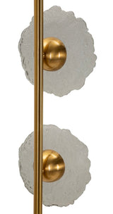 LAMPADARIO EMILY VERTICALE VETRO GRIGIO - FERRETTI