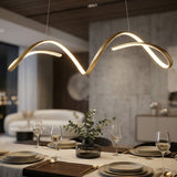 LAMPADARIO LED UTER ORO (LUCE CON 3 TEMPERATURE DI COLORE) - FERRETTI