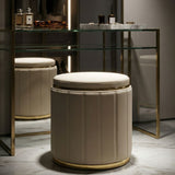 PUFF C/CONTENITORE LONDON CREMA - FERRETTI