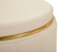 PUFF C/CONTENITORE LONDON CREMA - FERRETTI