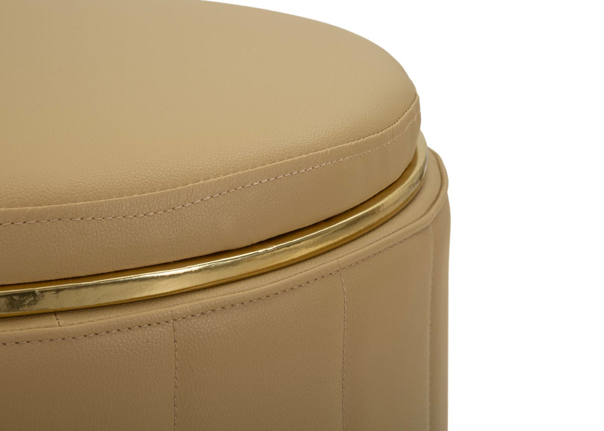 PUFF C/CONTENITORE LONDON MARRONE - FERRETTI