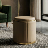PUFF C/CONTENITORE LONDON MARRONE - FERRETTI