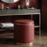 PUFF C/CONTENITORE LONDON  ROSSO - FERRETTI