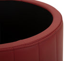 PUFF C/CONTENITORE LONDON  ROSSO - FERRETTI