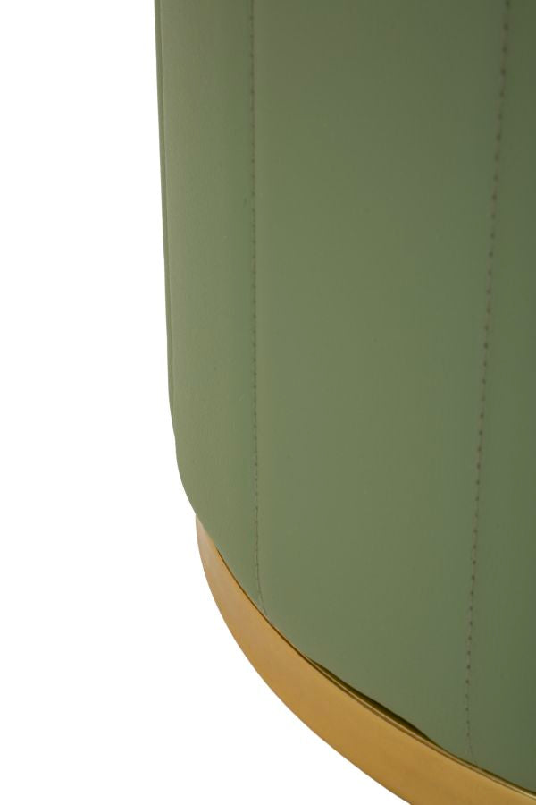 PUFF C/CONTENITORE LONDON VERDE - FERRETTI