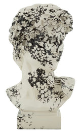 Scultura A Foma Di Testa Stile Orientale Cm 18X16X30