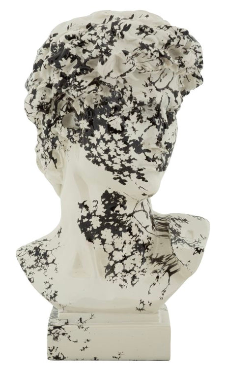 Scultura A Foma Di Testa Stile Orientale Cm 18X16X30