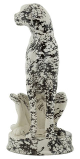 Scultura A Forma Di Leopardo Stile Orientale - Ferretti