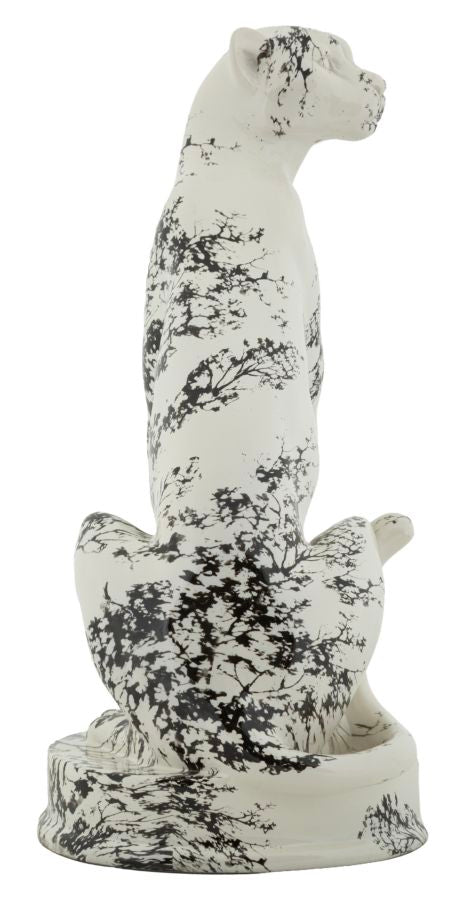 Scultura A Forma Di Leopardo Stile Orientale - Ferretti