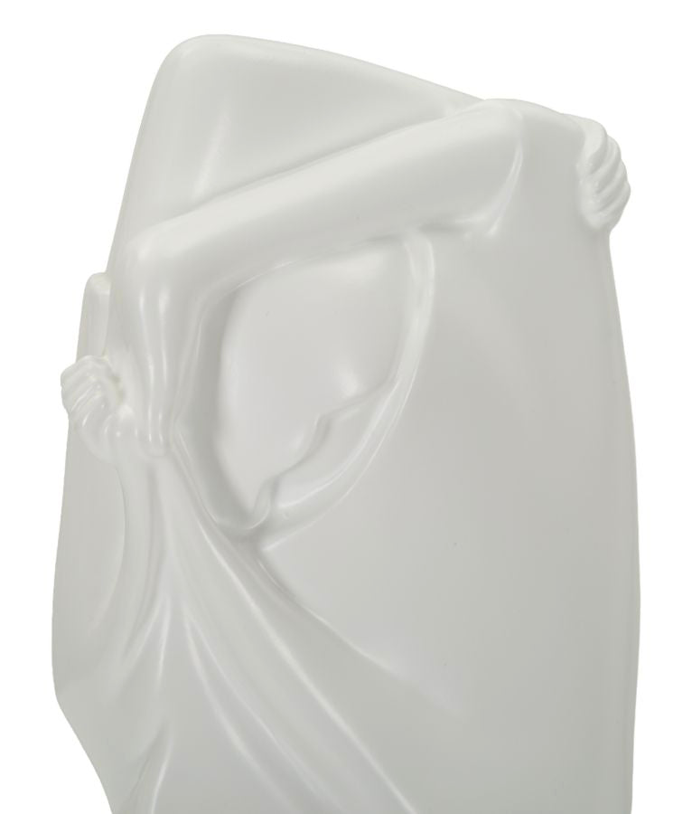 Scultura Figura Femminile Minimal Cm 12,5X7,7X29