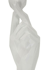 Mano Decorativa Minimal Con Dita Incrociate Cm 9X5,8X22,1