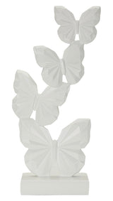 Scultura Decorativa Farfalle Minimal Cm 12X6X26