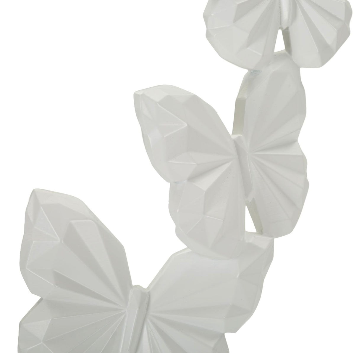 Scultura Decorativa Farfalle Minimal Cm 12X6X26
