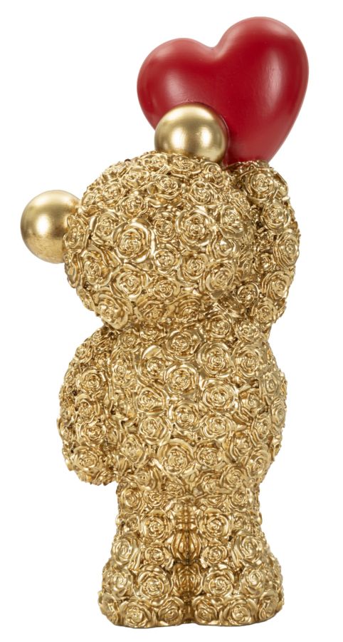 Orsetto Decorativo Con Cuore 9X7X18