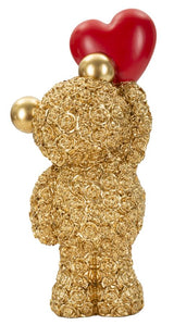 Orsetto Decorativo Con Cuore 9X7X18