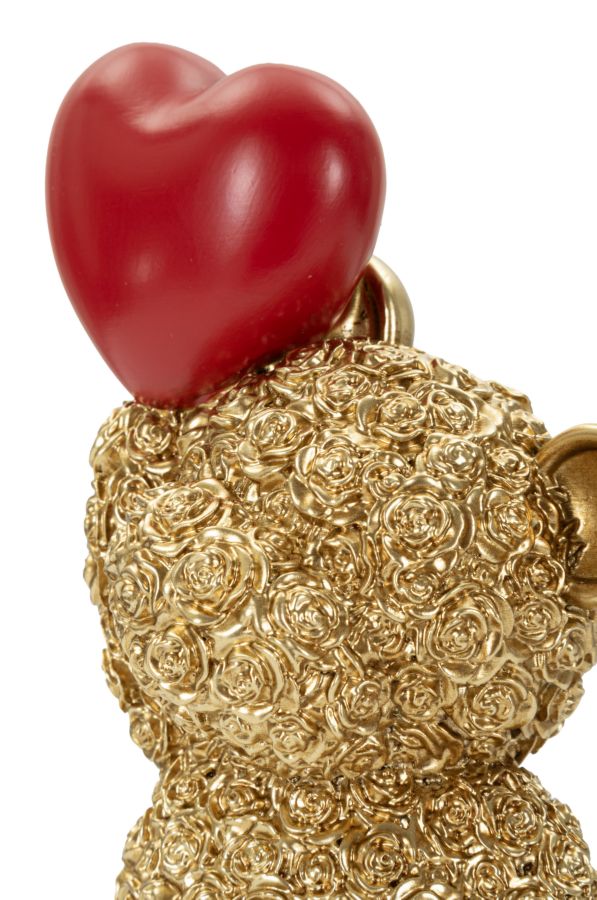 Orsetto Decorativo Con Cuore 9X7X18