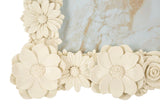 Cornice Con Fiori In Rilievo Cm 28,5X2,7X34
 (Misura Interna Cm 20X25)