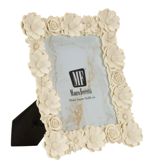 Cornice Con Fiori In Rilievo Cm 23