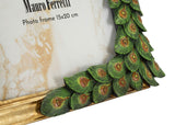 Cornice Con Pavone In Stile Eclettico  Cm 22X2,8X29,2 
(Misura Interna Cm 15X20)