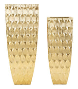 Set Di 2 Portavasi Glam Con Petali - Ferretti