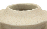 Vaso Stile Japandi Con Motivo A Fasce Ondulate Ø 25,5X37cm - Ferretti
