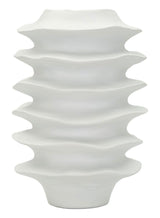 Vaso Moderno Con Motivo A Fasce Ondulate Cm Ø 25