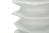 Vaso Moderno Con Motivo A Fasce Ondulate Ø 25,5X37cm - Ferretti