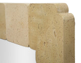 Specchio Da Parete Quadrato Stile Naturale 90X2,5X90cm - Ferretti